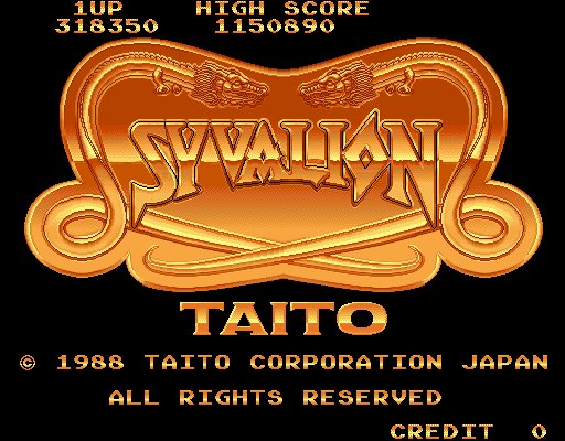 Syvalion (Taito, arcade, 1988) | Gaming.moe